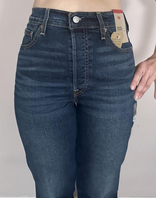Women's Ribcage High-Rise Straight-Leg Jeans