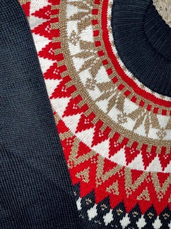 Festive Shimmer Holiday Sweater
