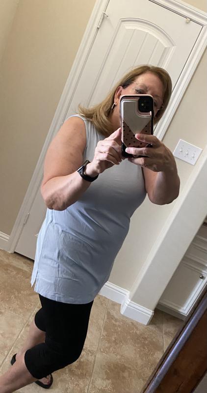 Longer top with tights