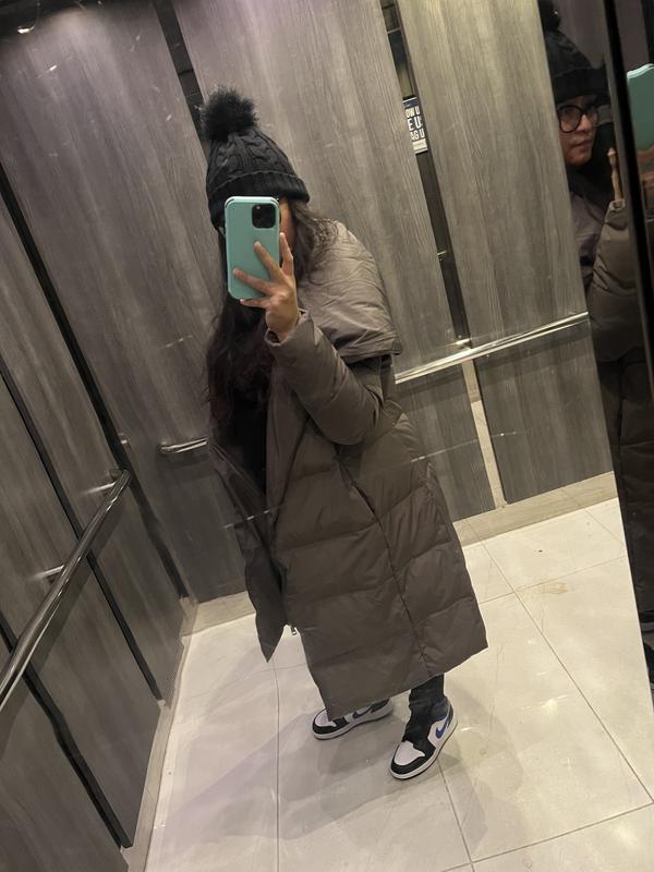 ダウンジャケット・コート Cole Haan Signature Asymmetrical Pillow-Collar Puffer Coat Cole Haan Women's Signature Asymmetrical Pillow-Collar Down