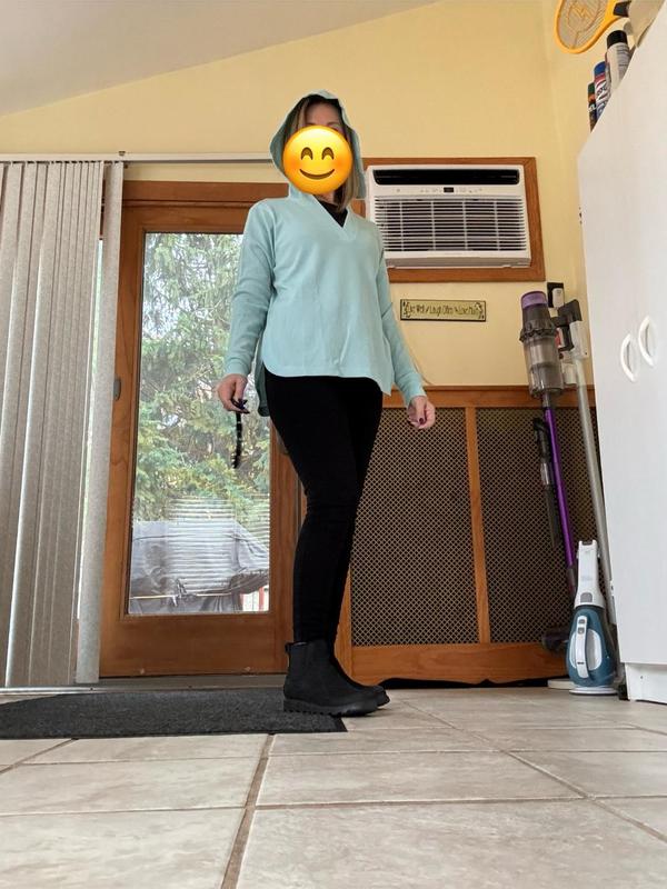 Waffle Top with hood