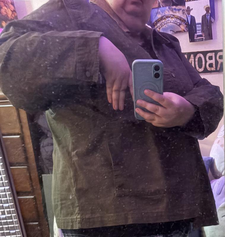 Snap pocket perfect for holding cell phone