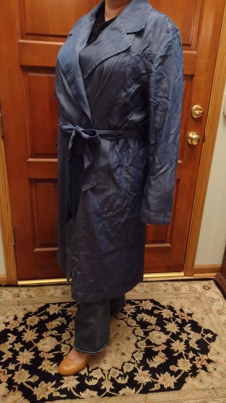 I'm sweating underneath this. It's not comfortable.