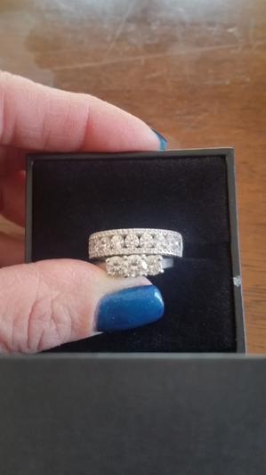 matches my platinum set diamonds!