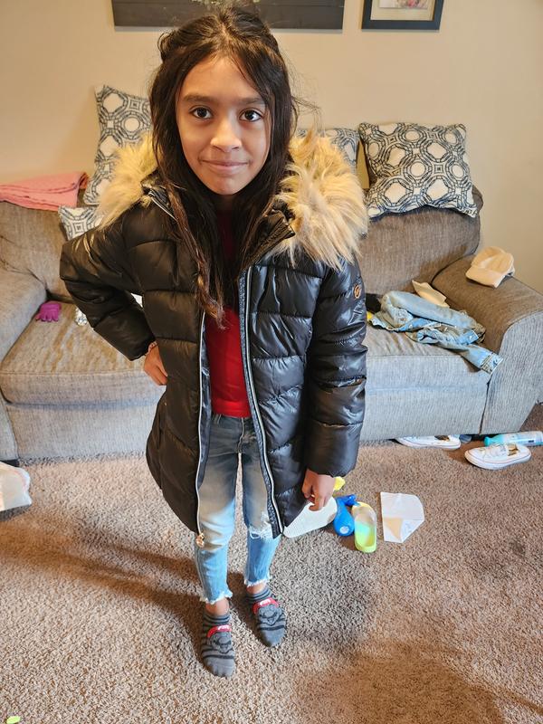 Michael Kors Big Girls Heavy Weight Stadium Jacket - Macy's