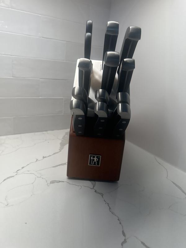 Attractive block with built in sharpeners!