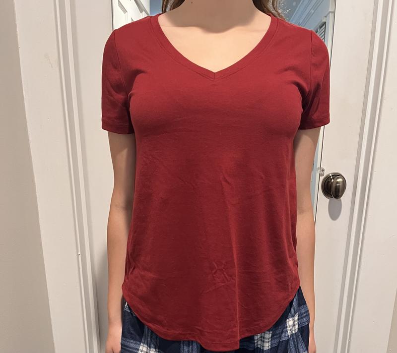 売れ筋商品|||スタイルアンドコー カットソー トップス レディース Women's Perfect V-Neck T-Shirt, Created for Macy's Industrial Blue Style & Co Women's Perfect V-Neck T-Shirt, Created for