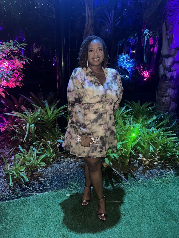 After walking around the park for an hour!