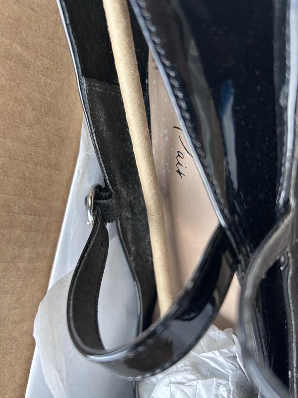 Lovely “brand new shoes” we received.