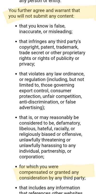 Review policy