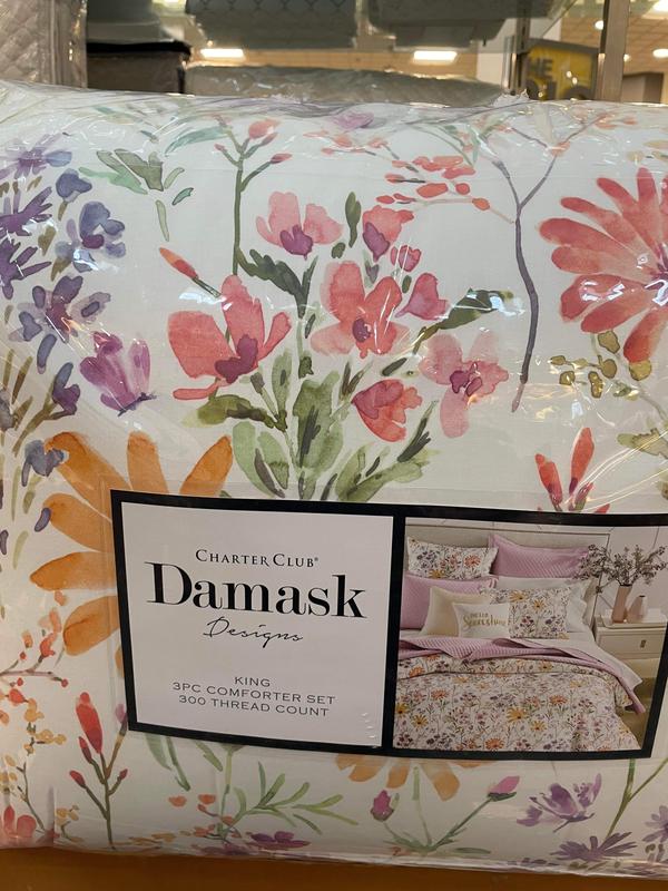 Orders Charter Club Damask Designs Wildflowers 3-Pc. King Comforter Set,