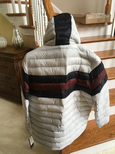 Hood and back of Jacket