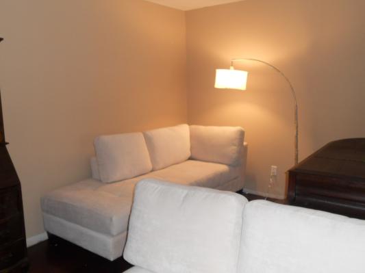 Rylee sofa with chaise in background