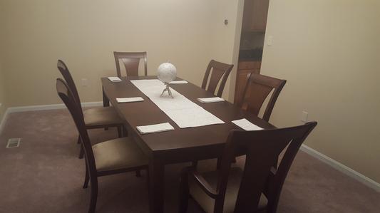 Dining Room Table fully extended