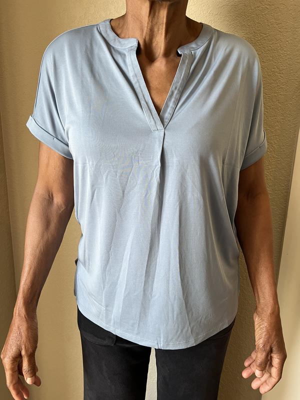 front, v-neck