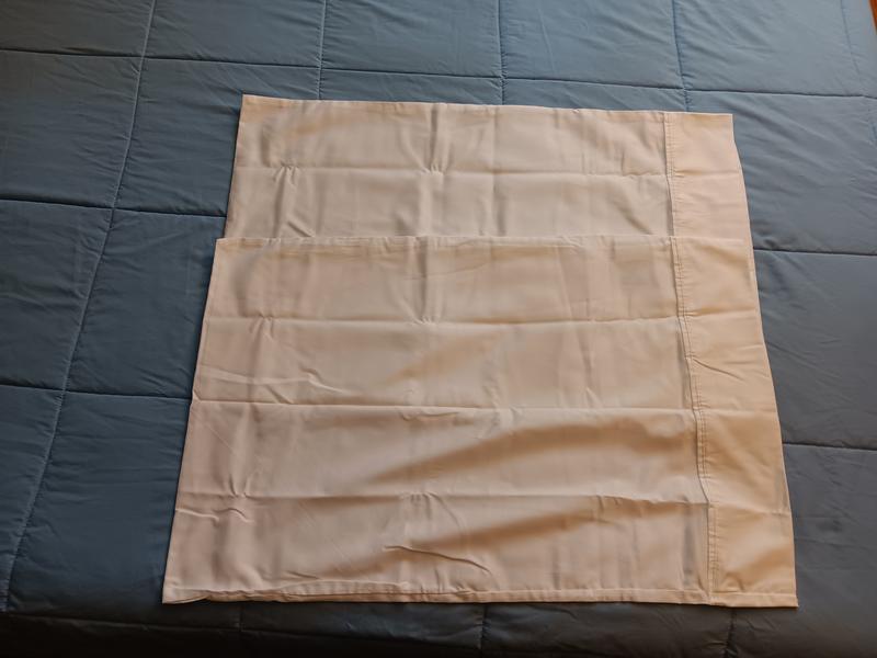 Both pillowcases in full display