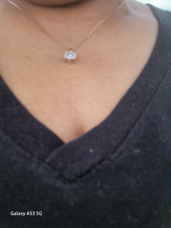 Diamond Halo Pendant