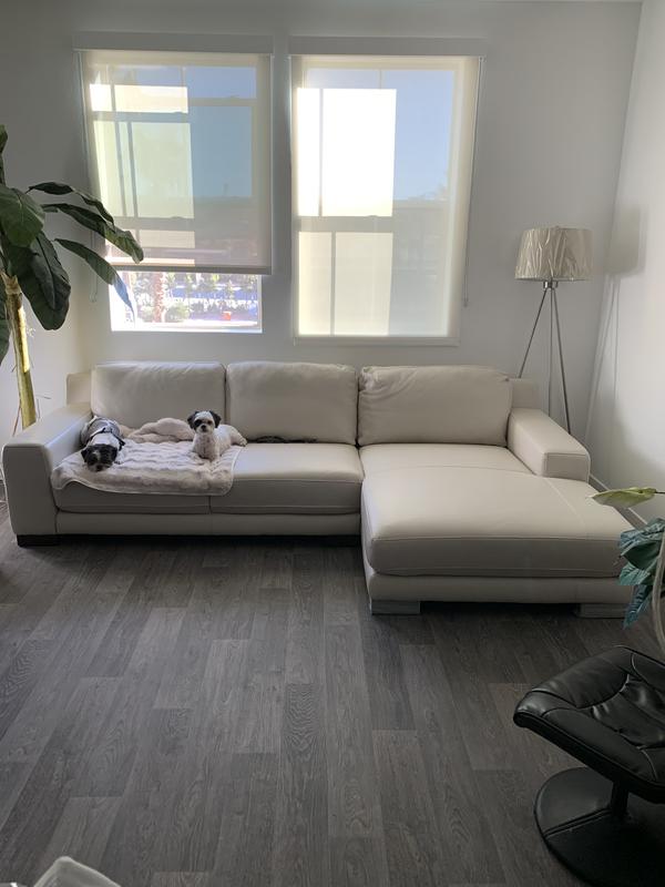 Furniture Darrium 2 Pc. Leather Sofa with Chaise Created for Macy s Macy s