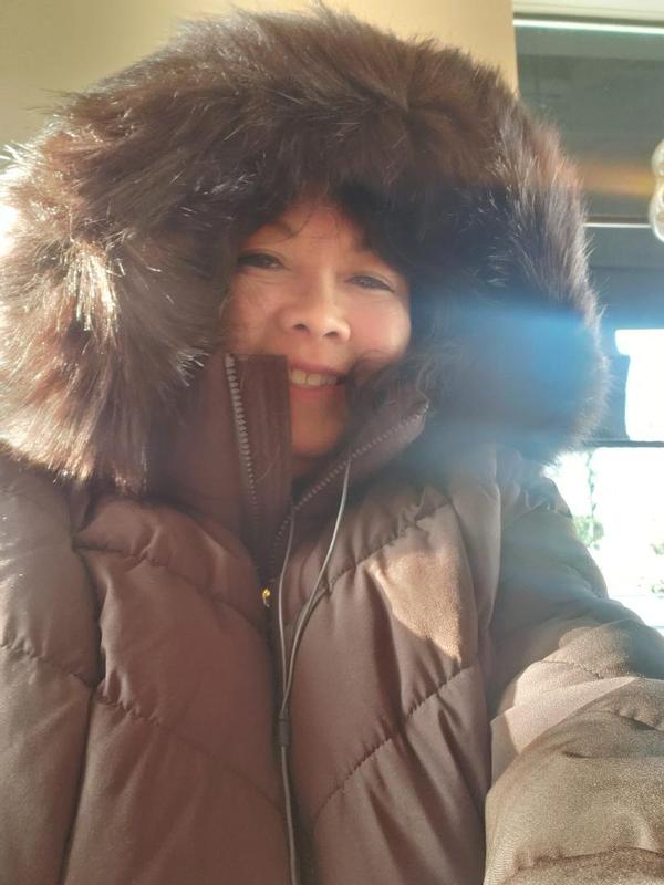 Michael Kors brown puff jacket