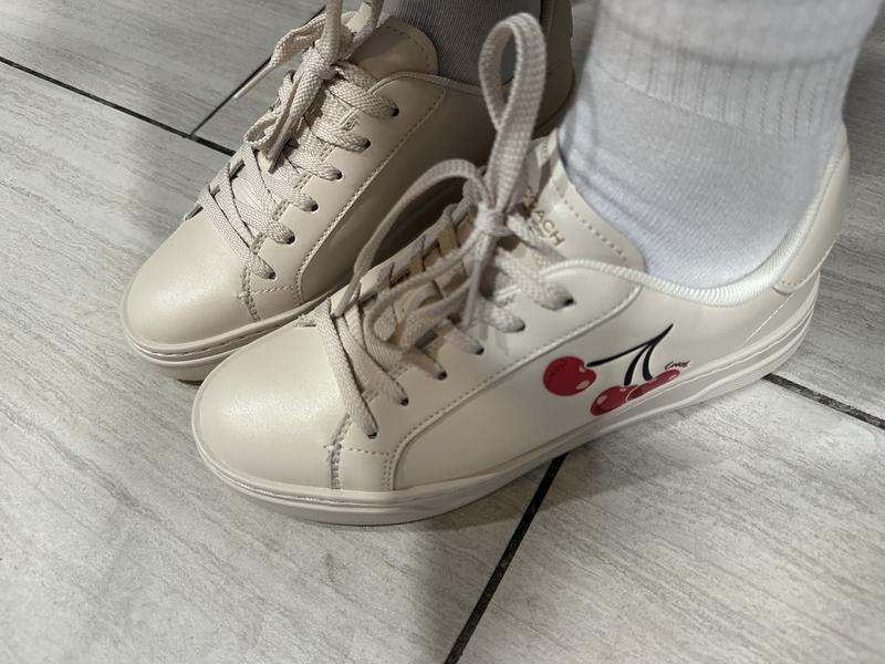 [COACH]High Line Sneaker★Cherry Print★ COACH Women's High Line Cherry Print Sneakers - Macy's