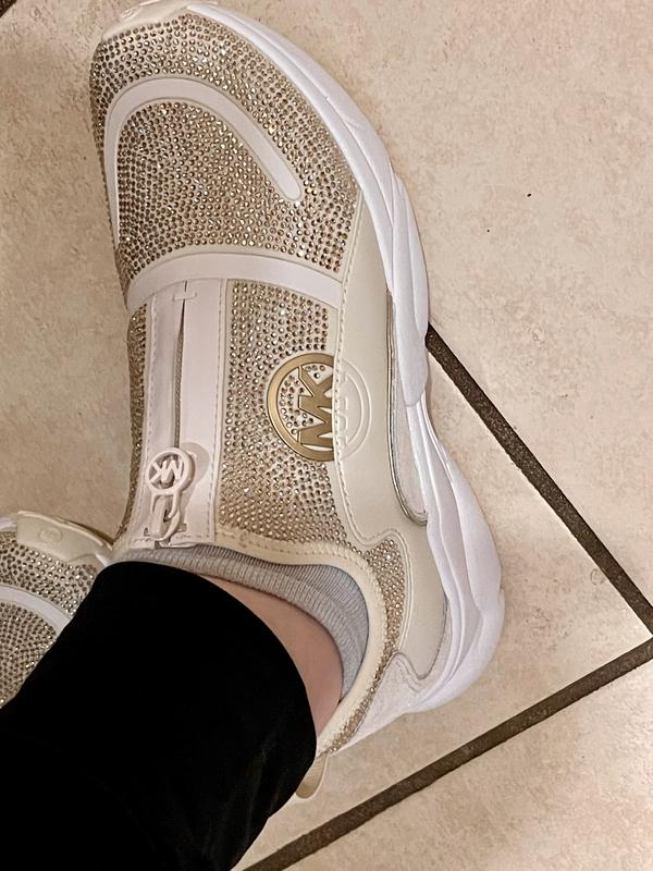 ☆ジムに最適☆【Michael Kors】SAMI TRAINER ♪ Sami Embellished Scuba Zip-Up Trainer | Michael Kors [US]
