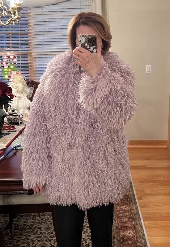Amazon.com: Aofur Womens Hooded Fur Lined Warm Coats Down