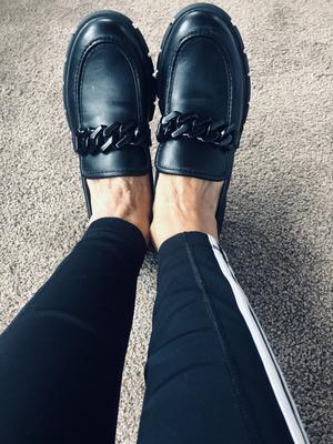 Madden Girl Hoxton Chain Lug Sole Loafers - Macy's