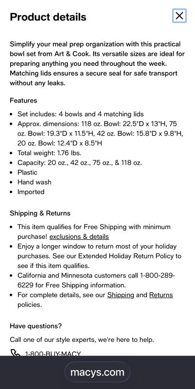 8-Pc. Round Nesting Bowl Set with Lids