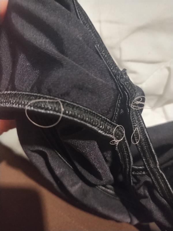 Elastic Threads Everywhere On Black Band