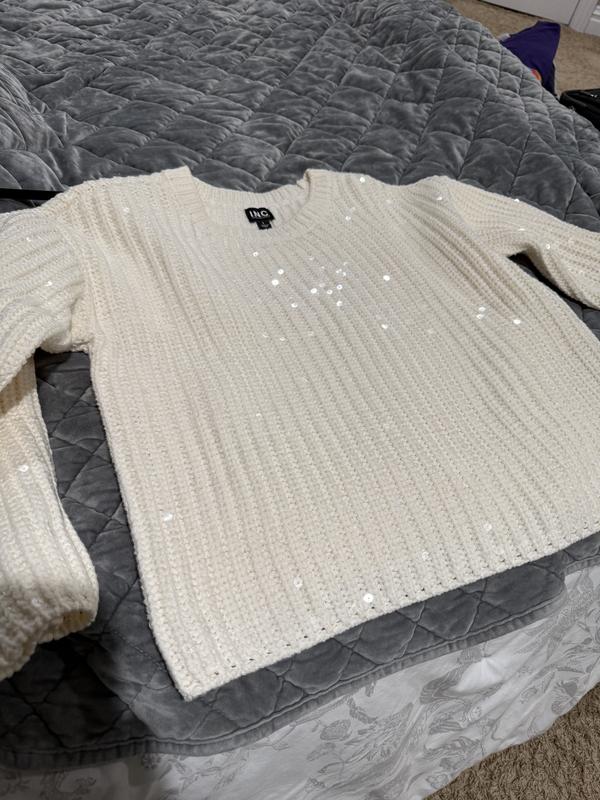 Women's Bold Sequin Sweater, Macy's Exclusive