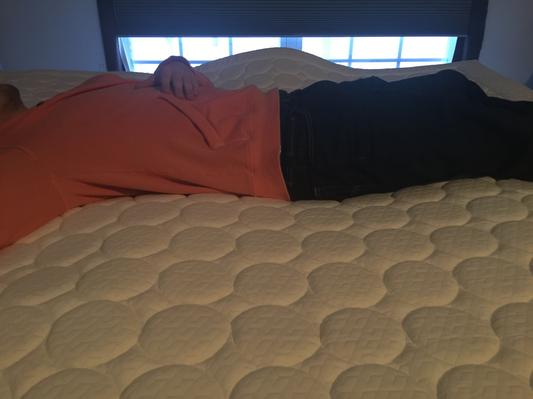 It contours to the body.