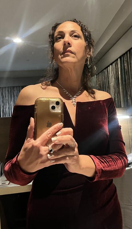 XSCAPE Velvet Off-The-Shoulder Gown - Macy's