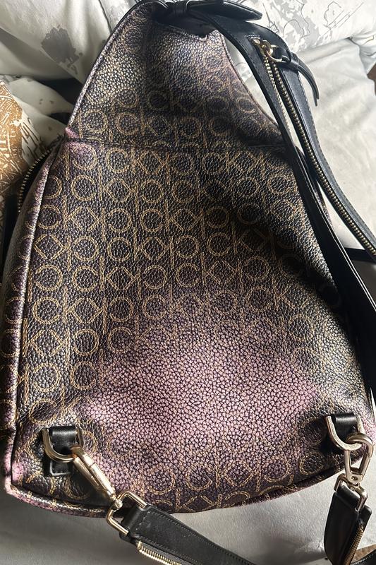 Calvin Klein Millie Convertible Leather Sling Bag, Backpack - Macy's Calvin Klein Millie Convertible Leather Sling Bag, Backpack - Macy's