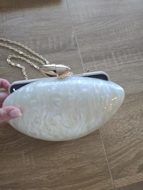Acrylic Shell Clutch, Exclusively at Macy's