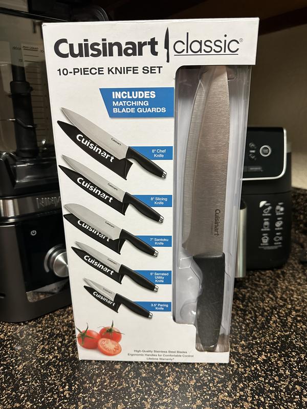 10-Pc. Cutlery Set with Stainless Steel End Caps 