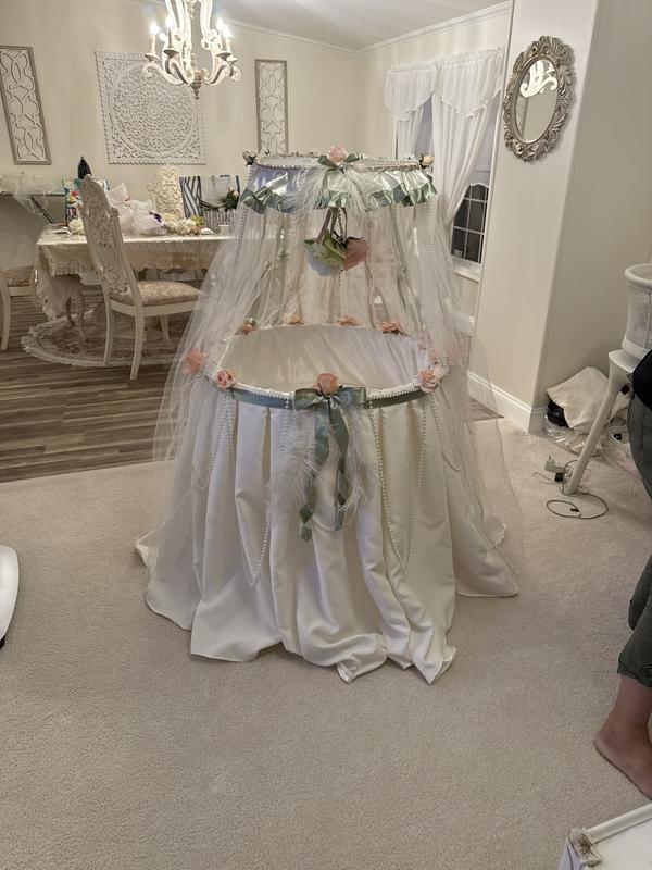 Like I said I redid it with my daughters wedding dress we love the shape