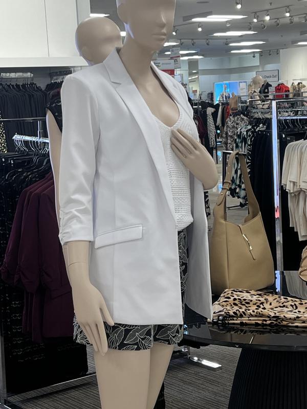 Women's Menswear Blazer, P/XS-4X, Created for Macy's