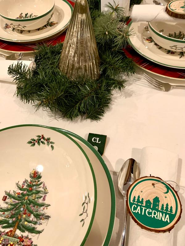 Spode Christmas Tree Dinner Plates Set of 4 Macy s