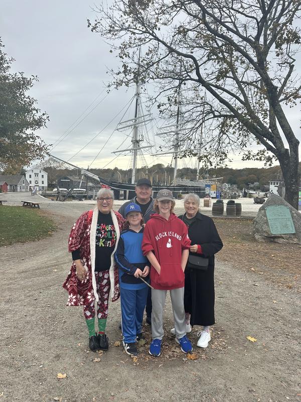 I never took it off.  Cozy and stylish