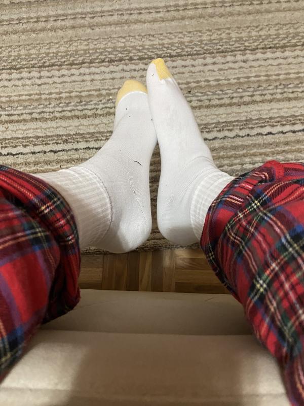 Socks with pajamas