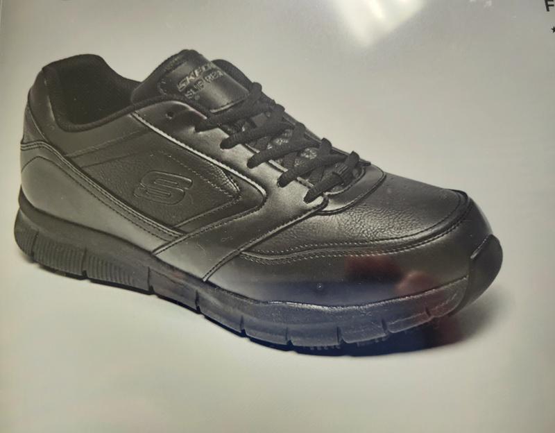 Skechers Men s Work Relaxed Fit Nampa Slip Resistant Work Casual Sneakers from Finish Line Macy s