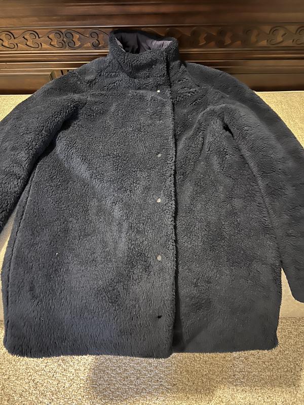 sherpa lining, no pockets on this side