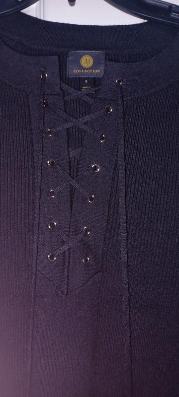 Lace up detail at neckline