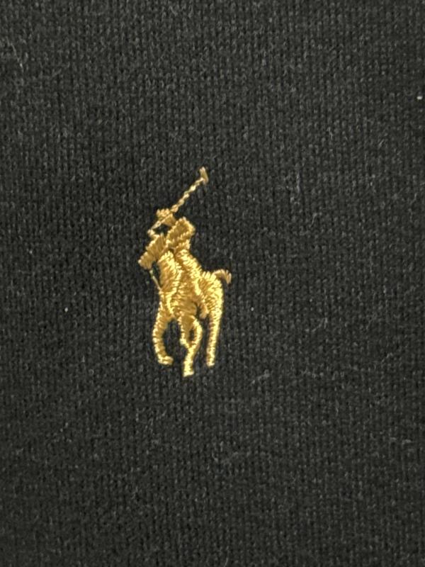 Zoom. In on the beautiful, gold stitching.