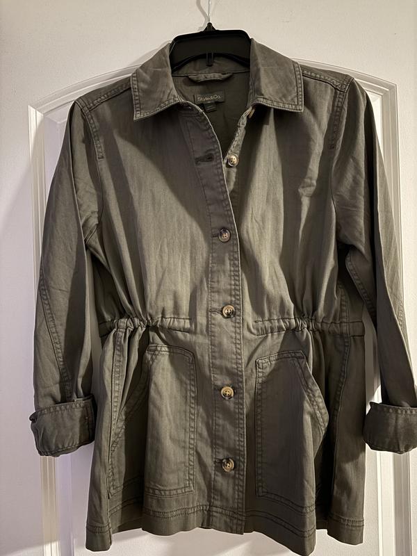 Olive utility jacket