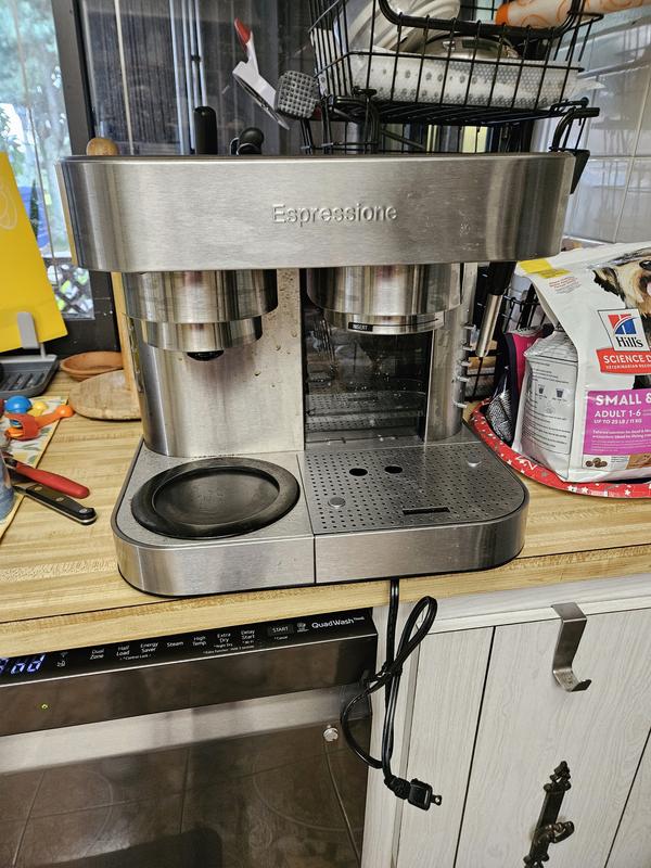 Espressione Stainless Steel Combination Espresso Machine & 10-Cup Drip Coffee  Maker