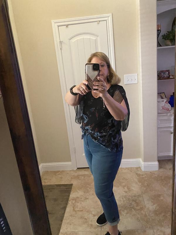 With a Little tuck in