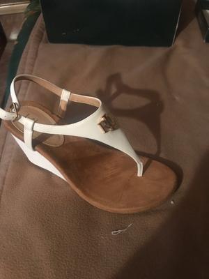 Lauren Ralph Lauren Women's Jeannie Wedge Sandals - Macy's