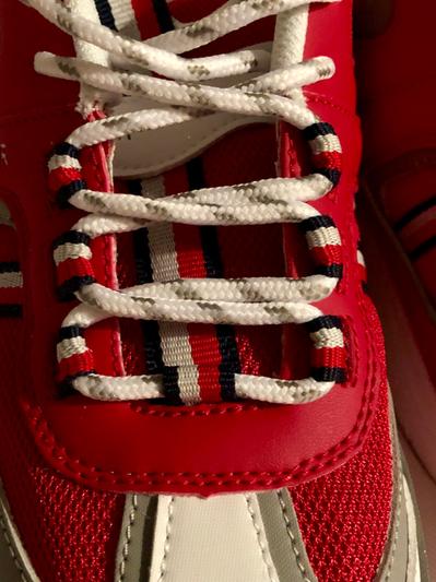 Laces close up
