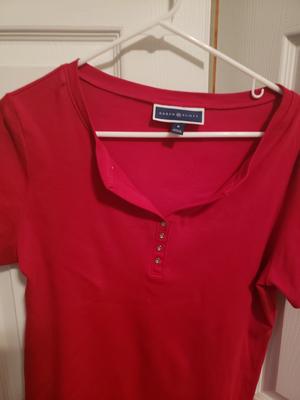 Style & Co Women's Short-Sleeve Cotton Henley Top